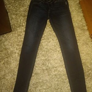 Jeans...silver. Dark blue